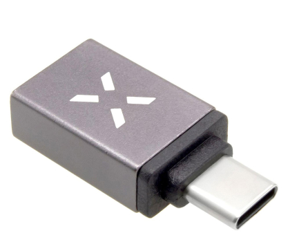 Przejściówka FIXED Adapter USB-A do USB-C szary
